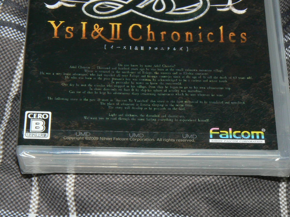 新品 送料無料 PSPソフト YS イース I & II Chronicles クロニクルズ 即決