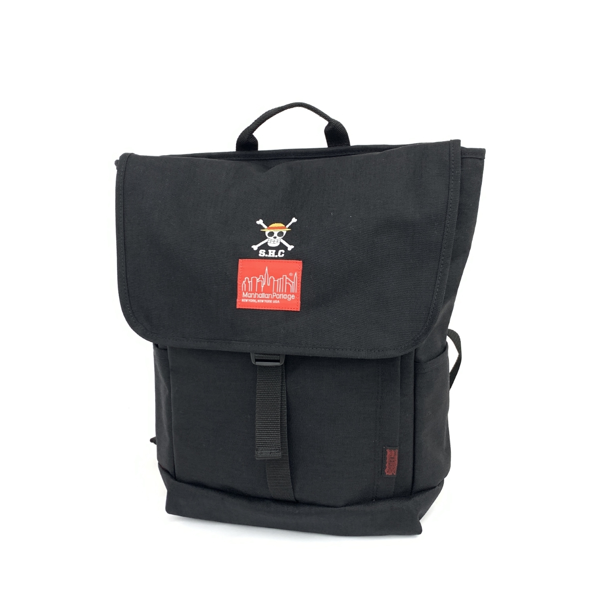 良好◆manhattan Portage マンハッタンポーテージ リュックサック◆ ブラック ナイロン ユニセックス ワンピース バックパック bag 鞄