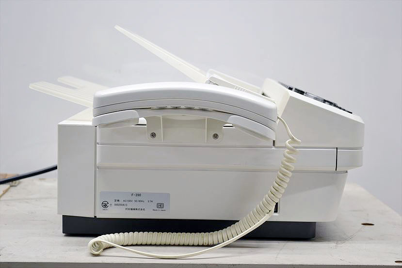 カウンタ21,622 ムラテック/村田機械/Muratec 感熱紙タイプ FAX F-390 中古FAX_画像4