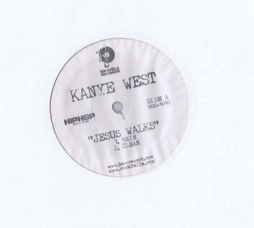 盤質新品同様 US盤 12inch Kanye West / Jesus Walks / カニエ・ウェスト プロモ ROC-1040_画像1