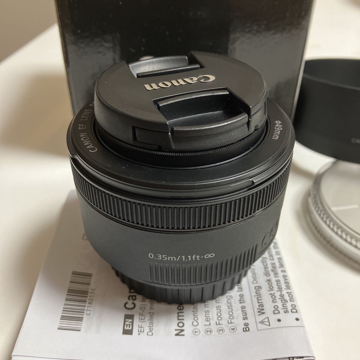 美品 Canon EF50mm F/1.8 STM 中古 使用回数極小 純正フィルター付き EFレンズ 単焦点 一眼レフ_画像4