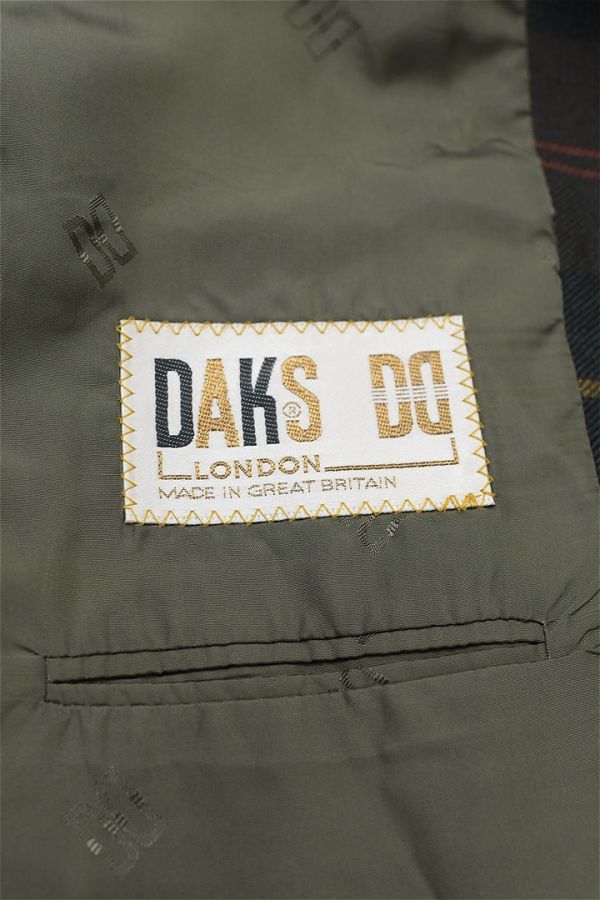 専門店では チェック ブレザー テーラードジャケット Signature DAKS