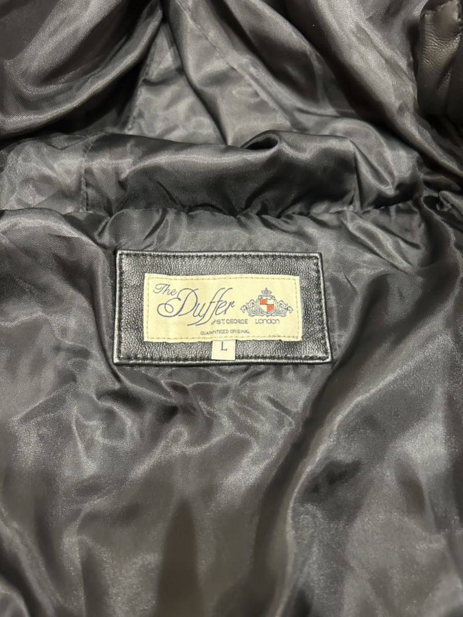 The DUFFER of ST GEORGE レザーダウンジャケット 公式 The DUFFER of ST GEORGE レザーダウンジャケット 公式