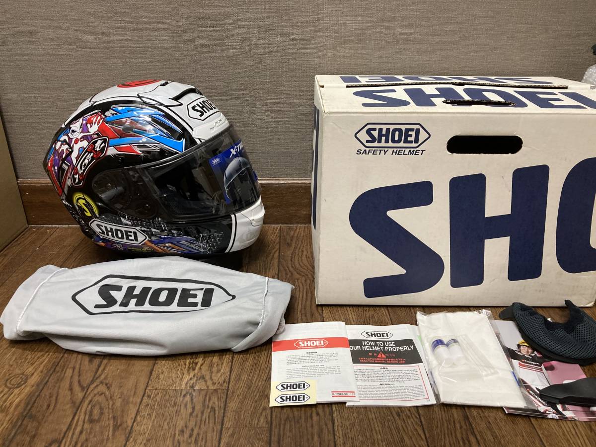 SHOEI ショウエイ X-TWELVE エックス-トゥエルブ X12 SHOYA 富沢祥也 ヘルメット Mサイズ 奇跡の新品!! 受注限定品!! 完品!! 激レア!! X-12_画像1