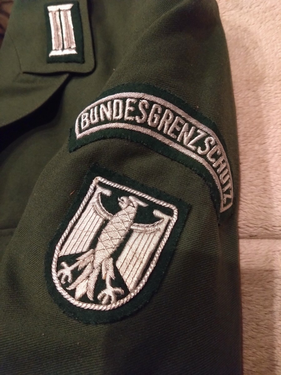 ドイツ国境警備隊　BGS 大尉　制服　ジャケット　54 警察　主任警部 　ドイツ軍　ポリス　bundesgrentzschutz_画像3