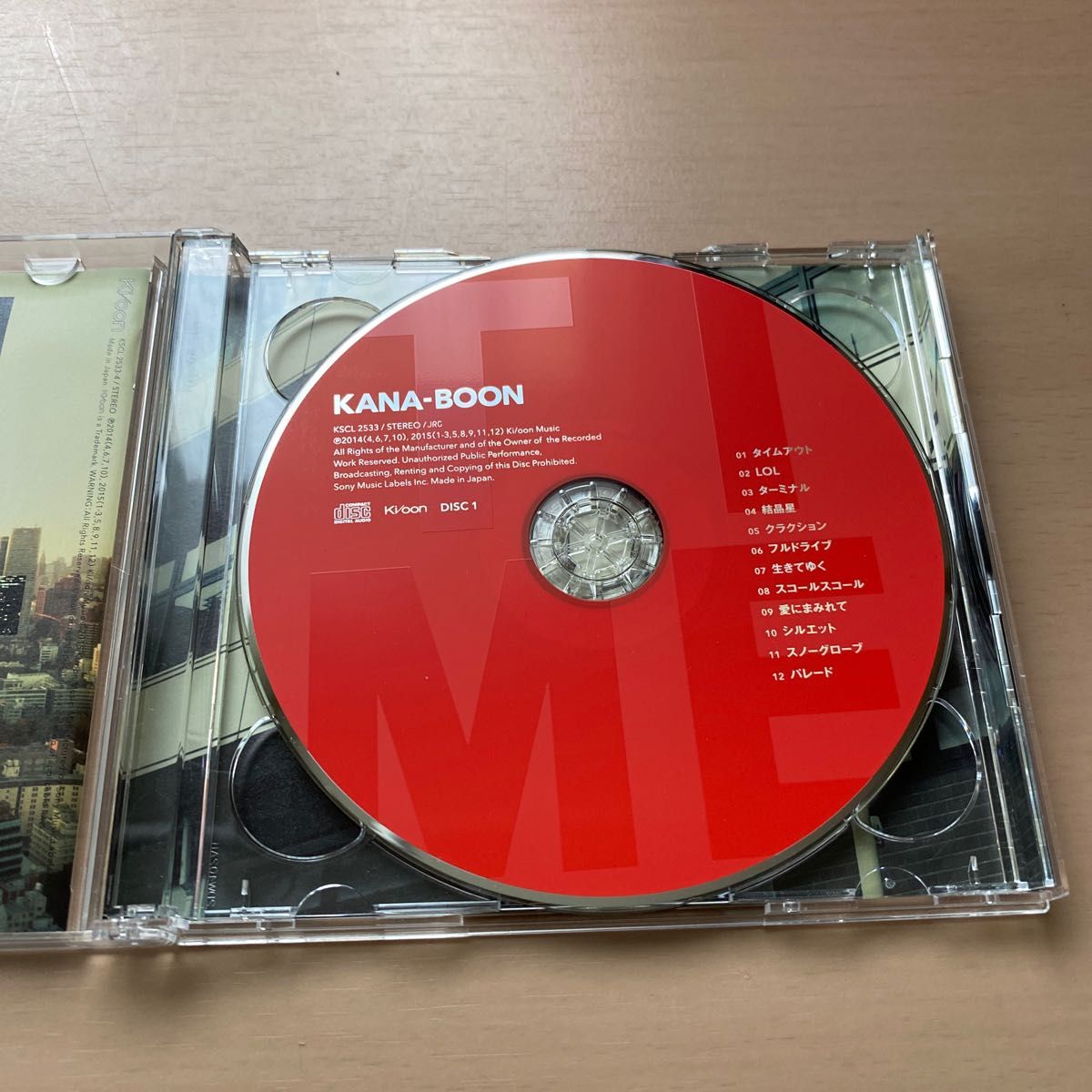 ☆ KANA-BOON/TIME (初回生産限定盤) CD◆B