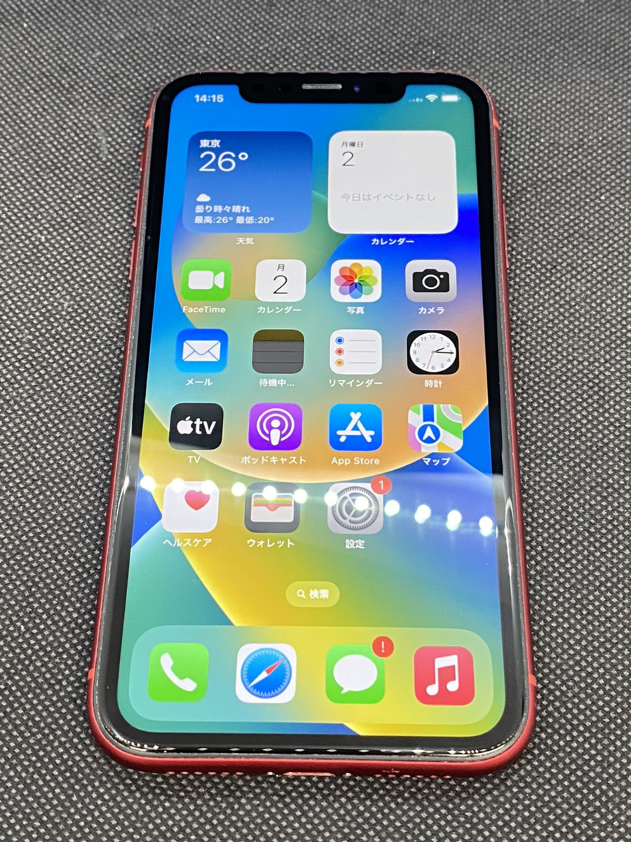 海外輸入】 【中古品】 SIMフリー iPhone XR 128GB レッド MT0N2J/A