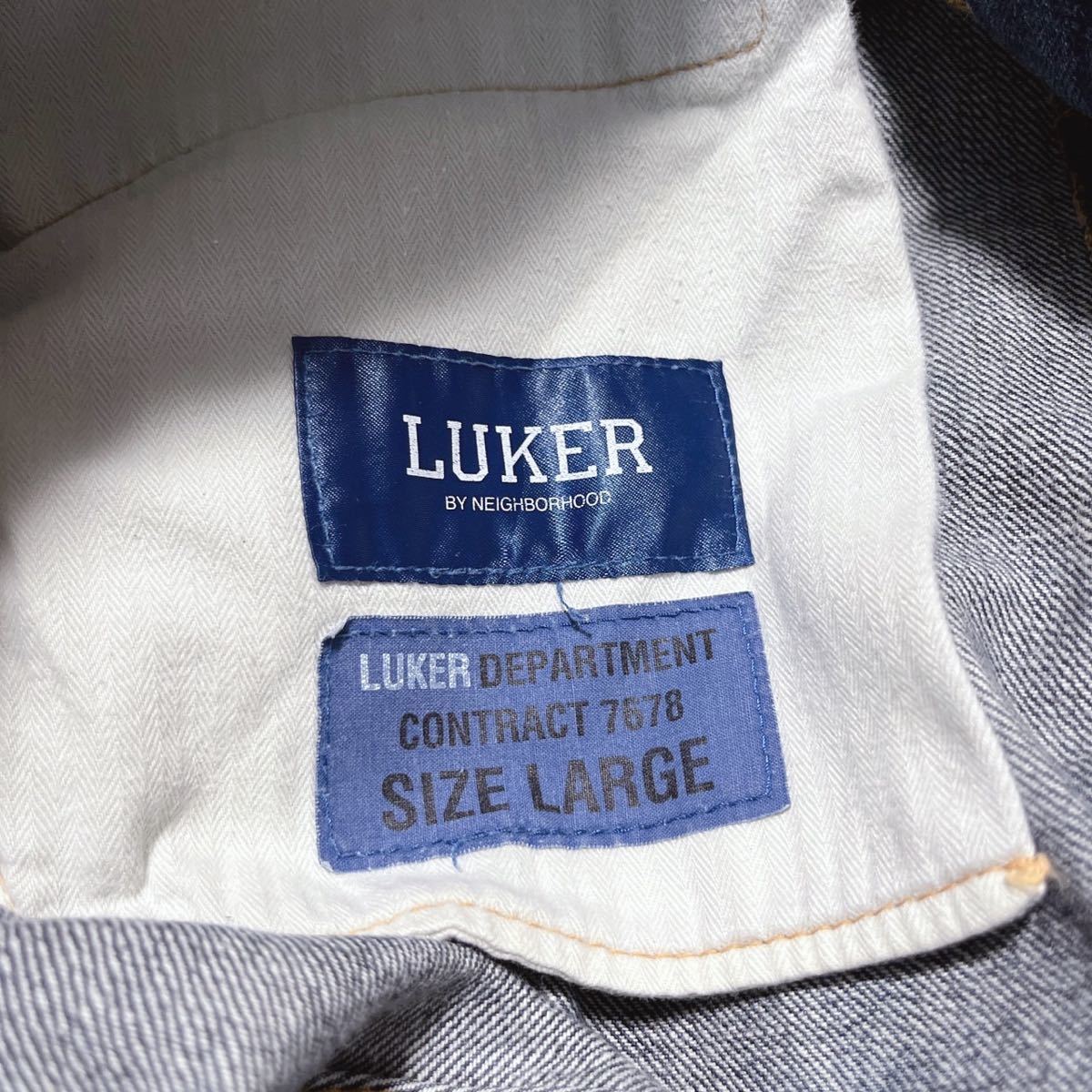 レア LUKER by NEIGHBORHOOD × Levi's ルーカバイネイバーフッド リーバイス ロゴ デニム ジーンズ パンツ 34 メンズ_画像8