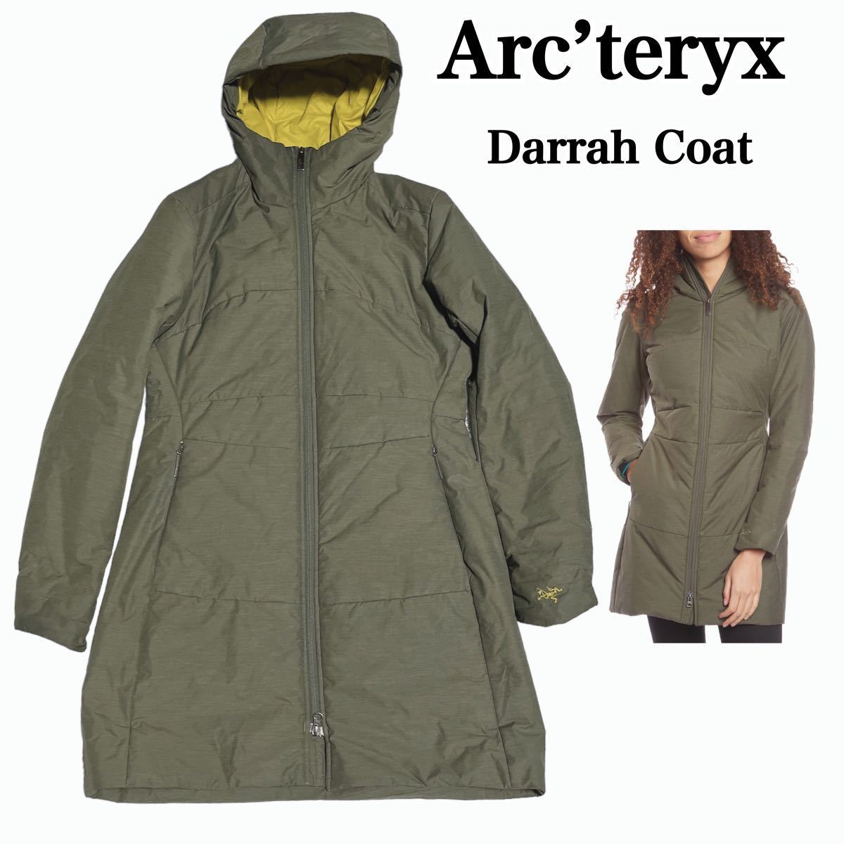 Arc*teryx Darrah Coat Arc'teryx с хлопком пальто жакет down Logo вышивка хаки женский 