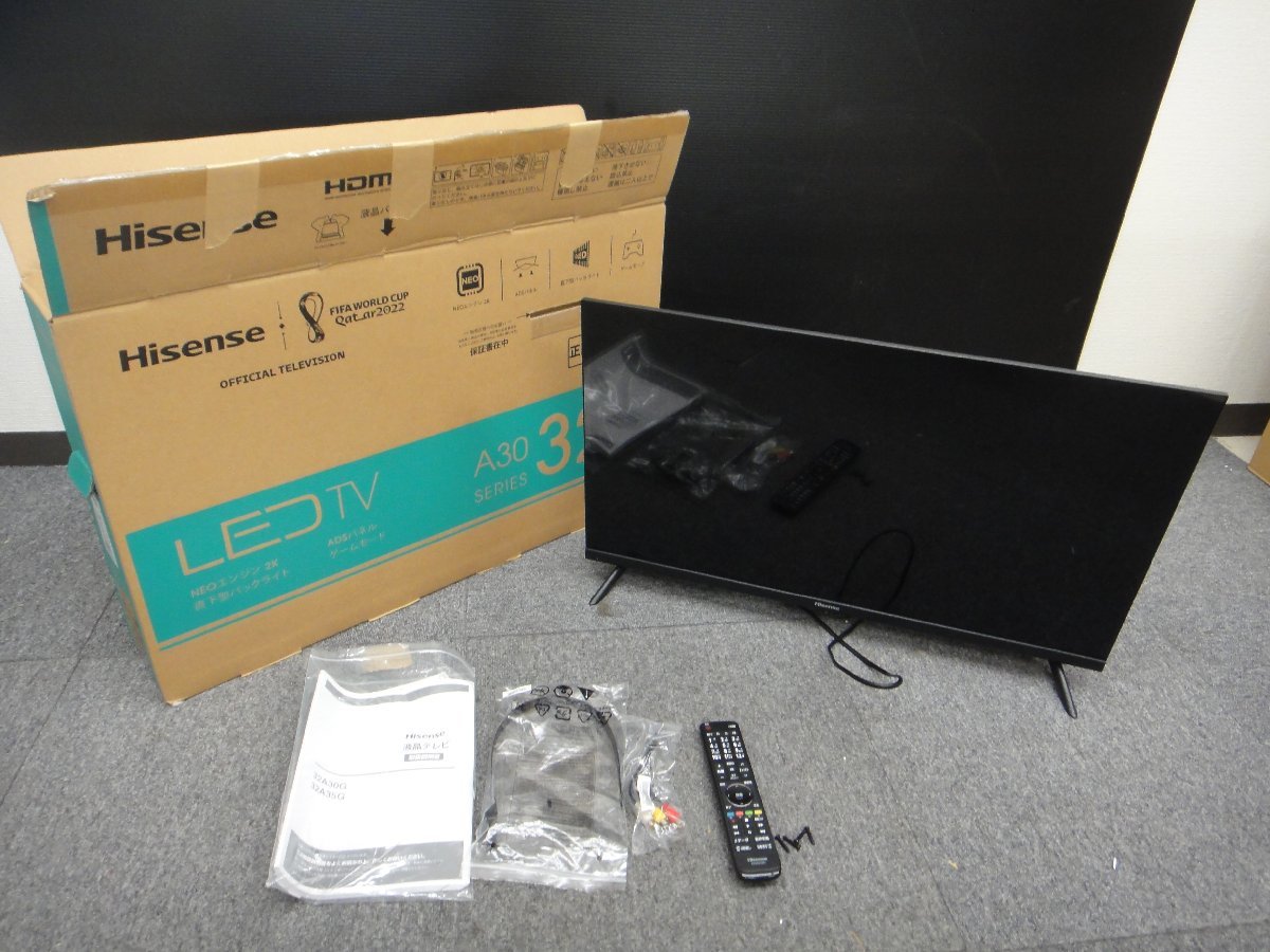 桐生店【中古品】10-213 Hisense ハイセンス 32A30G 液晶テレビ 32V型