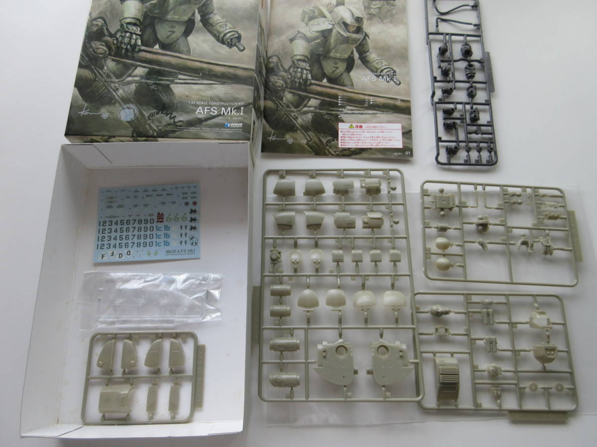 中古 Ma.K. 1/20 AFS Mk.1 ② ／ 即決 開封済 未組立 マシーネンクリーガー SF3D 傭兵軍 WAVE ウェーブ_パーツ拡大