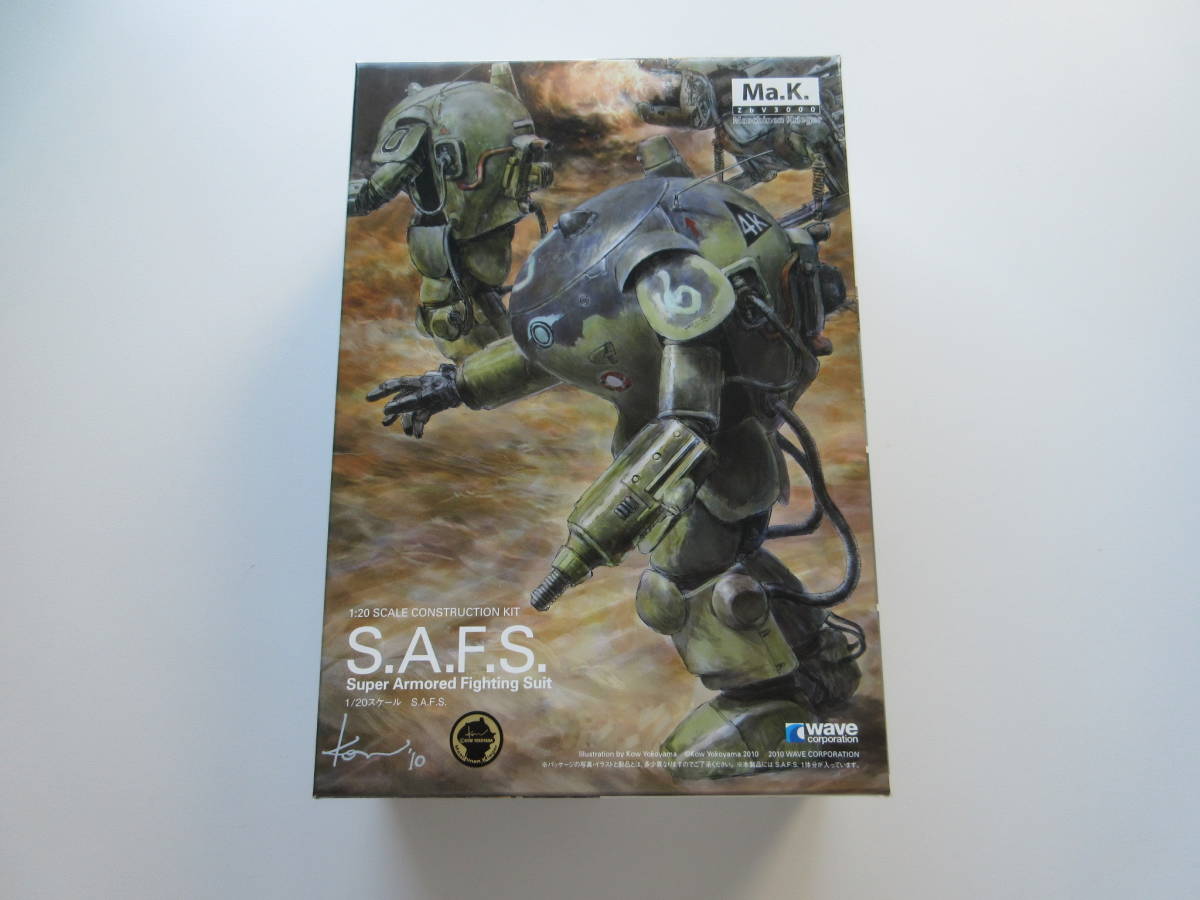 中古 WAVE Ma.K. 1/20 SAFS ／ 即決 未組立 S.A.F.S. マシーネンクリーガー ウェーブ SF3D 傭兵軍 シュトラール軍