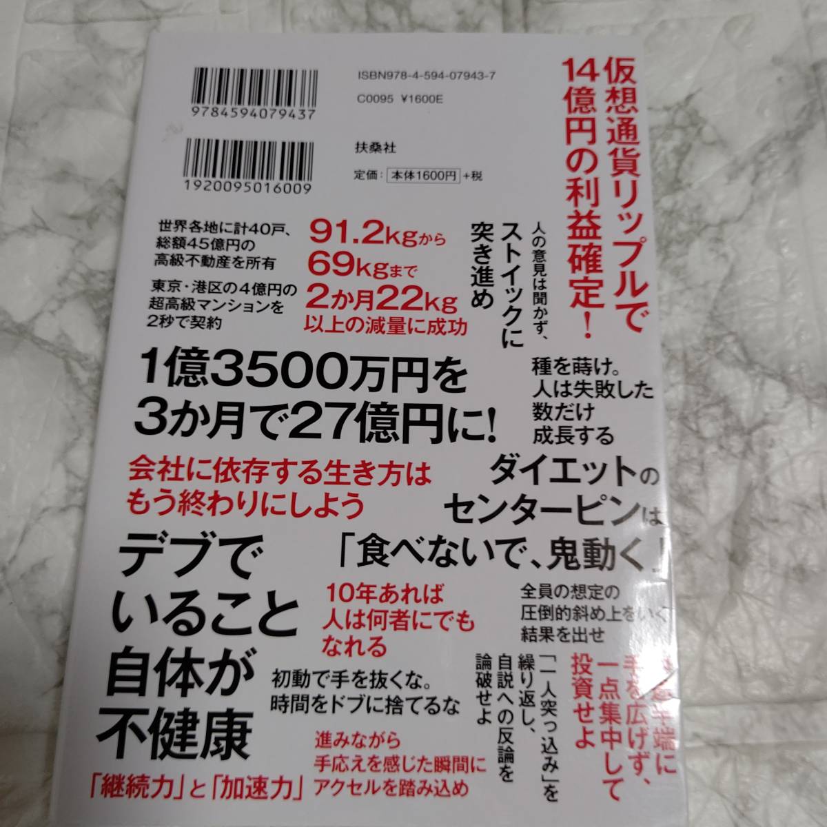 ブチ抜く力　一つの事に魂を売れ！ 与沢翼_画像2