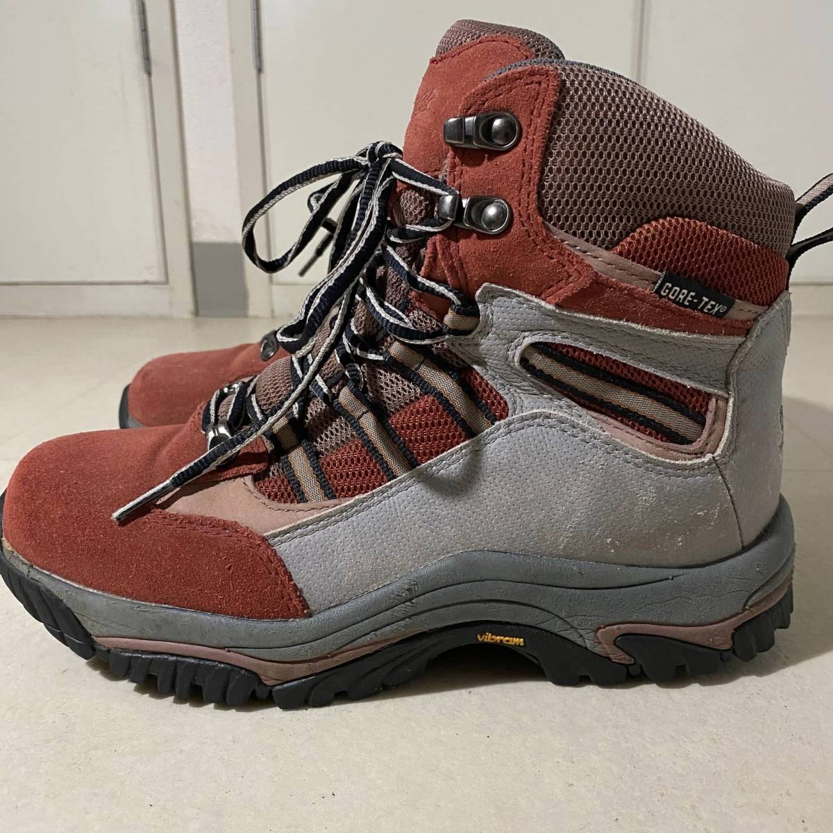 Danner Danner trekking shoes GORE TEX suede VIBRAM sole mountain climbing shoes brick color [24]