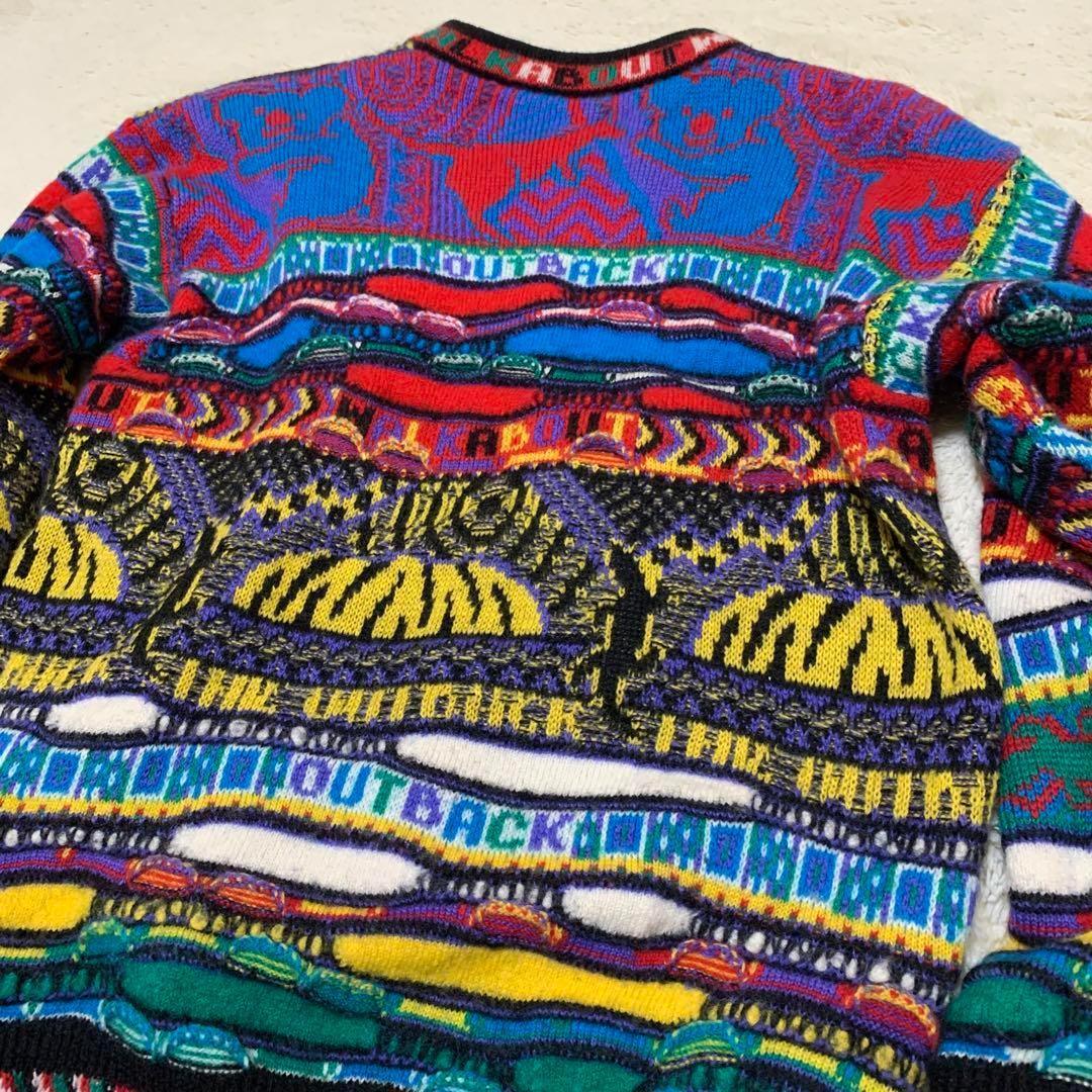 気質アップ ○美品○coogi・クージー ○ニット・セーター○立体・編