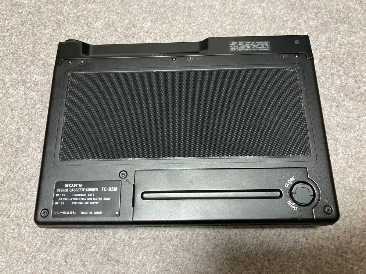 超安い SONY カセットレコーダー TC-D5M / デンスケ 一般