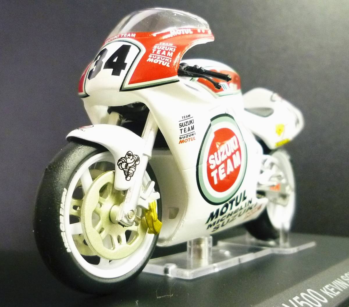 1/24 スズキ RGV500 SUZUKI RGV 500 ケヴィン・シュワンツ #34 1993MotoGP　ixo_画像7