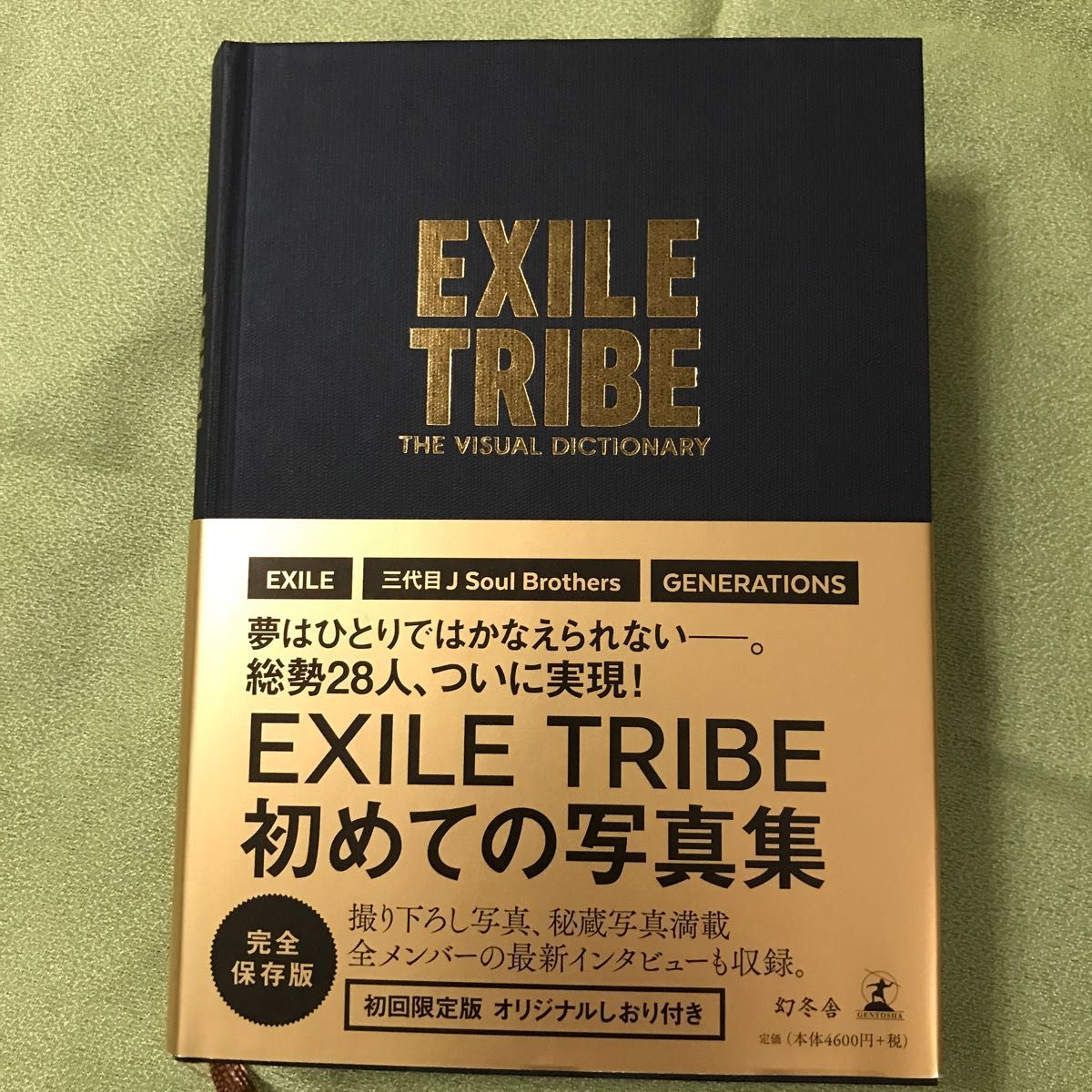 EXILE TRIBE   THE VISUAL DICTIONARY  初回限定版　オリジナルしおり付き