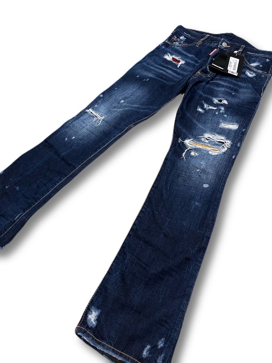 ネット限定】 S71LB0456 Jean Skater ダメージ加工 ジーンズ デニム
