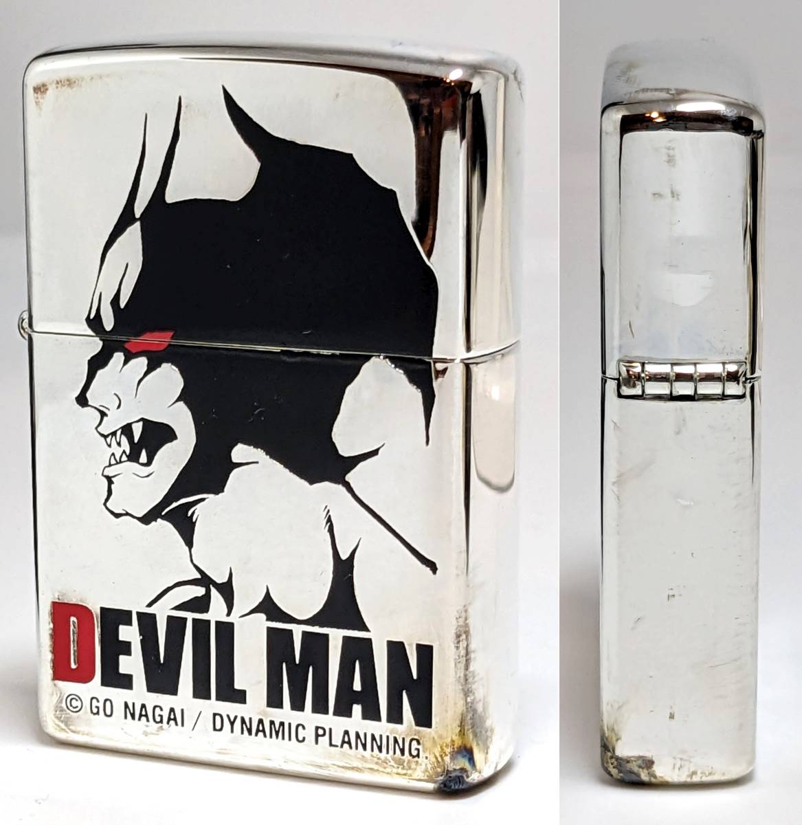 ●未使用保管品●ZIPPO DEVILMAN デビルマン フェイスSカラー 96年 H XII●永井豪 オイルライター 喫煙具の画像3