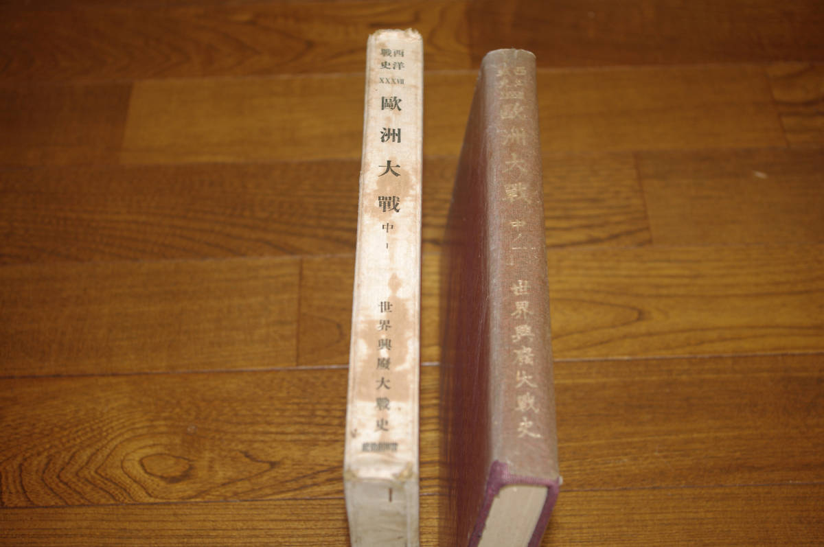 ◇世界興廃大戦史　西洋戦史37　欧州大戦中1　仲小路彰　昭和14年　即決送料無料　戦争文化研究所