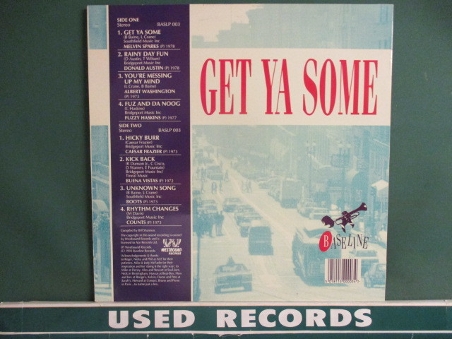VA ： Get Ya Some LP (( 70's Jazz Funk / Rare Groove / Melvin Sparks / Counts / Donald Austin 他 / 落札5点で送料当方負担_画像2