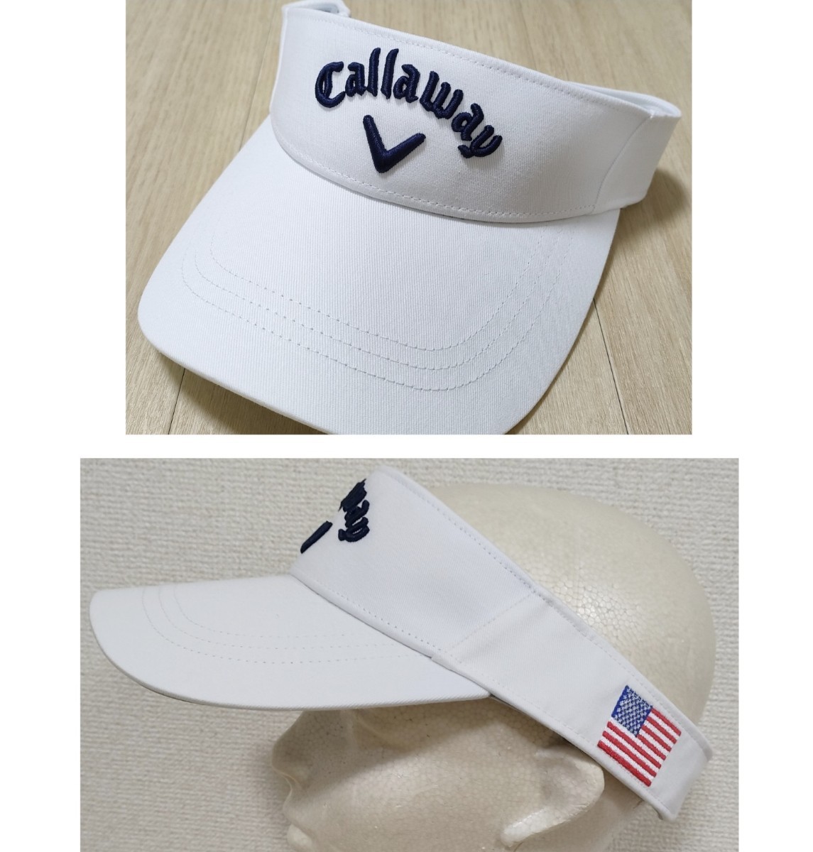 [ new goods ] Callaway Callaway sun visor Golf men's white 