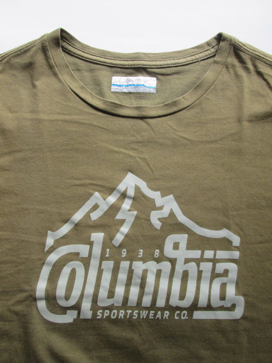*　Columbia　コロンビア　Tシャツ　半袖　 Path Lake Graphic　パスレイクグラフィック　メンズ=M　綿100%　※ネームに難　アウトドア_画像2
