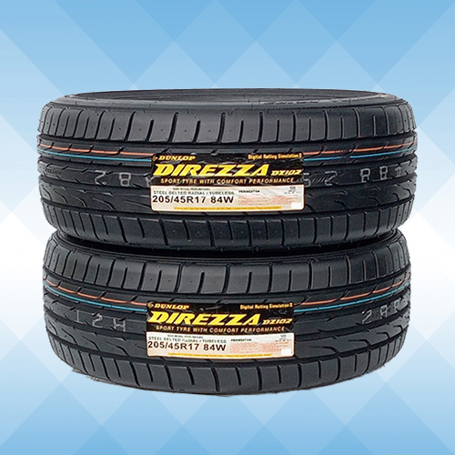 205/45R17 84W DUNLOP ダンロップ ディレッツァ DIREZZA DZ102 23年製 送料無料 2本セット税込 \20,860より 2_画像1