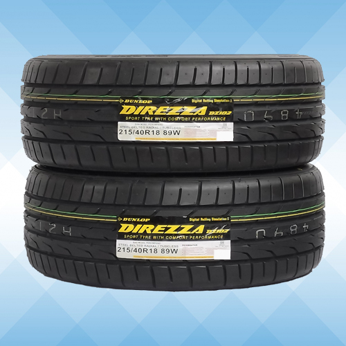 215/40R18 89W XL DUNLOP ダンロップ ディレッツァ DIREZZA DZ102 23年製 送料無料 2本セット税込 \24,400より 1_画像1