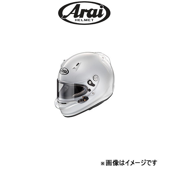 a Leica -to game exclusive use helmet size 61-62 SK-6 PED white Arai