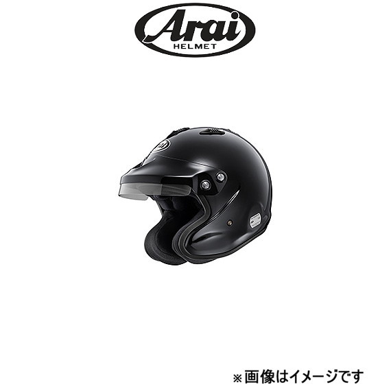 アライ 4輪競技専用 オープンフェイス ヘルメット ラリー用 サイズM GP-J3 8859 ブラック Arai_画像1