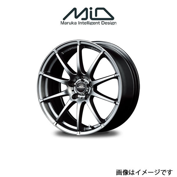 MID シュナイダー スタッグ アルミホイール 1本(18×8J 5-114.3 INSET35