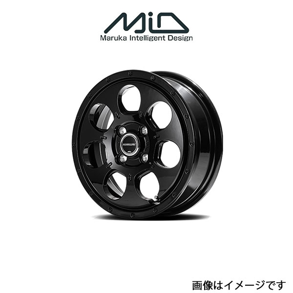 MID ロードマックス マッドエージェント アルミホイール 4本(15×4.5J 4-100 INSET45)ハスラー MR31S/MR41S ROADMAX MUDAGENT_画像1