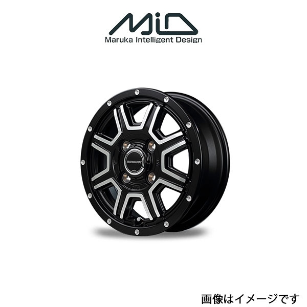 MID ロードマックス WF8 アルミホイール 4本(12×4B 4-100 INSET42)ハイゼット トラック 500系 ROADMAX WF8