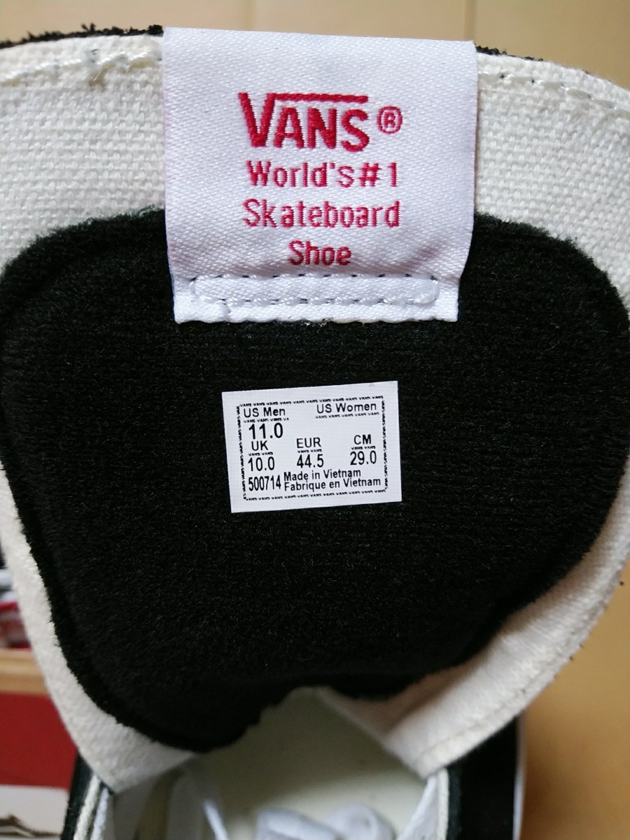 新品未使用！ USA企画！ VANS SK8-HI 黒 29センチ VN000D5IB8C バンズ ヴァンズ スケートハイ スケハイ US11_画像4