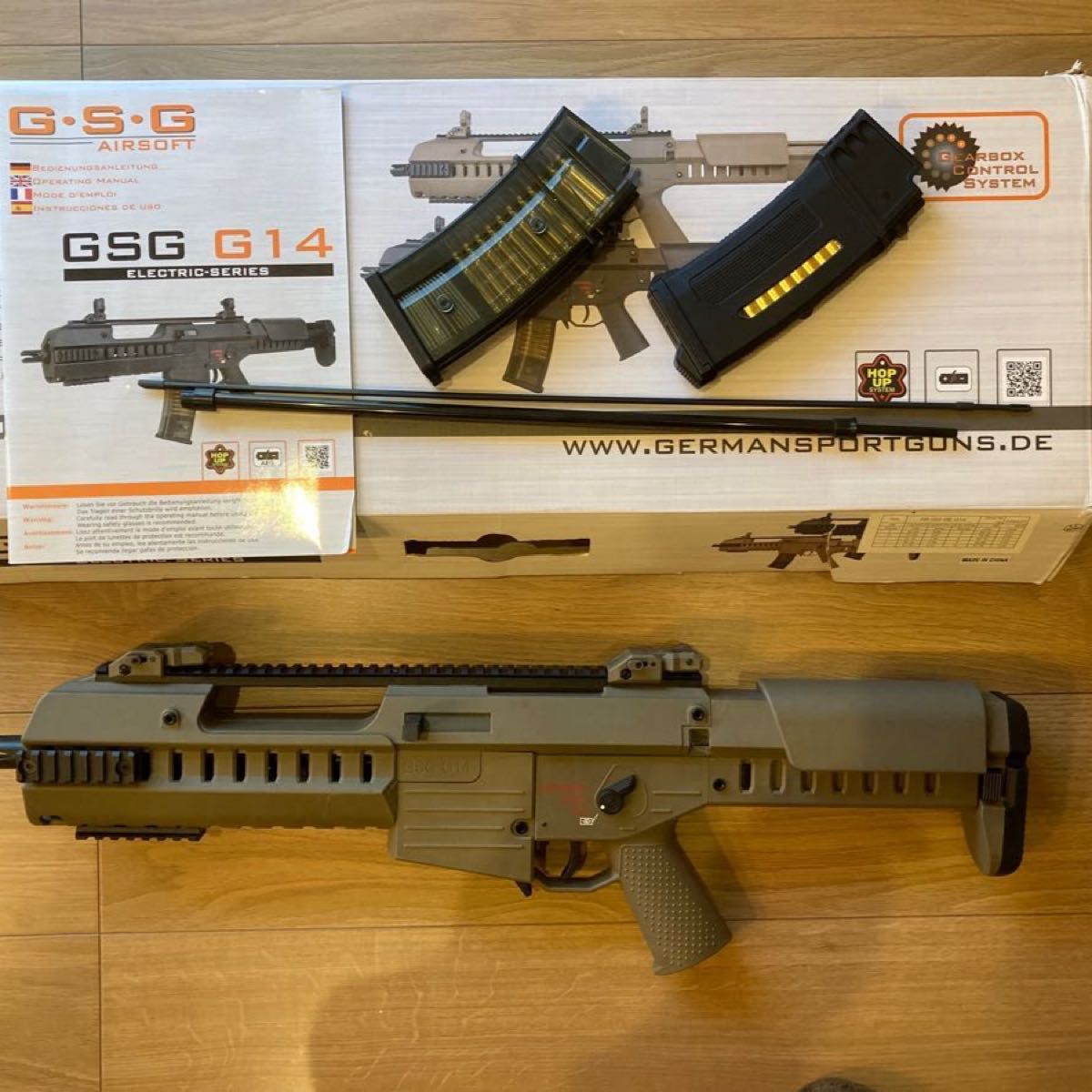 電動ブローバックガン ARES製 GSG G14 + PTS製 G36用マグプル 電動ブローバックガン ARES製 GSG G14 + PTS製 G36用マグプル