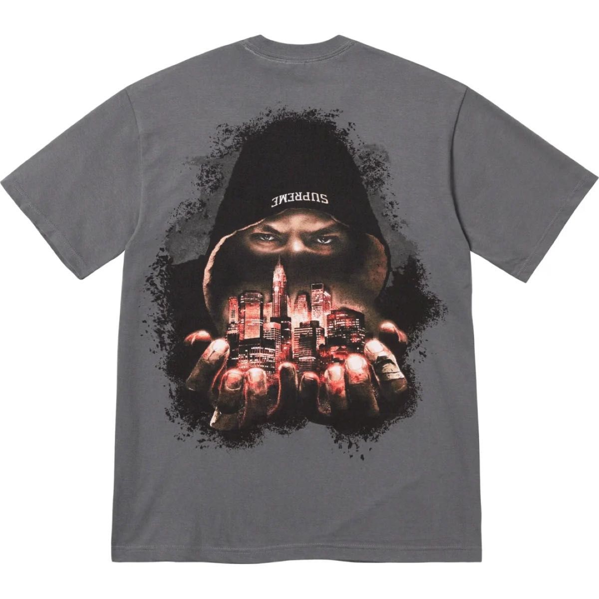 Supreme Fighter Tee Charcoal Medium シュプリーム ファイター Tシャツ チャコール M