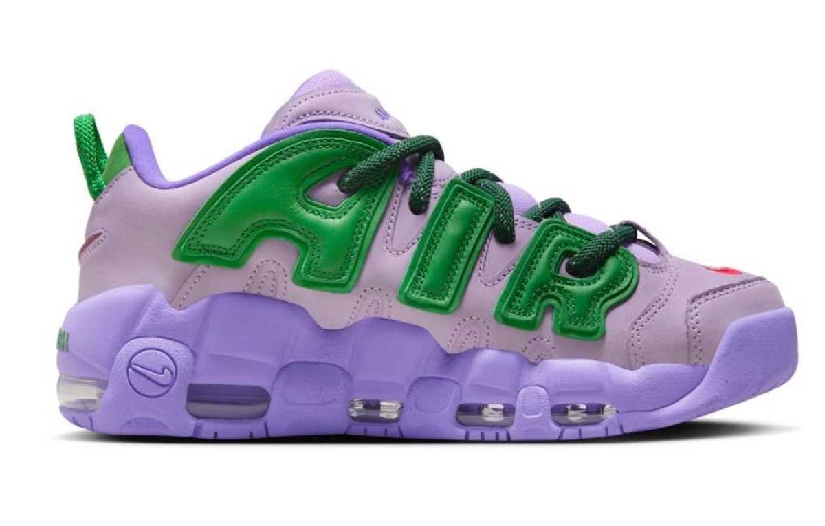 AMBUSH × Nike Air More Uptempo Low Lilac and Apple Green 28cm