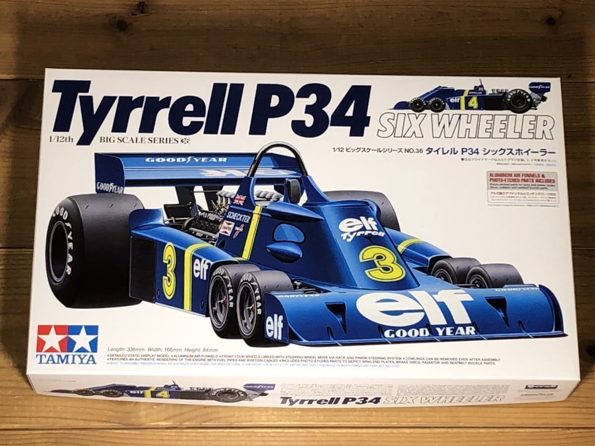 タミヤ 1/12 ビッグスケール タイレルP34 シックスホイーラー (エッチングパーツ付き) [特別販売] TAMIYA