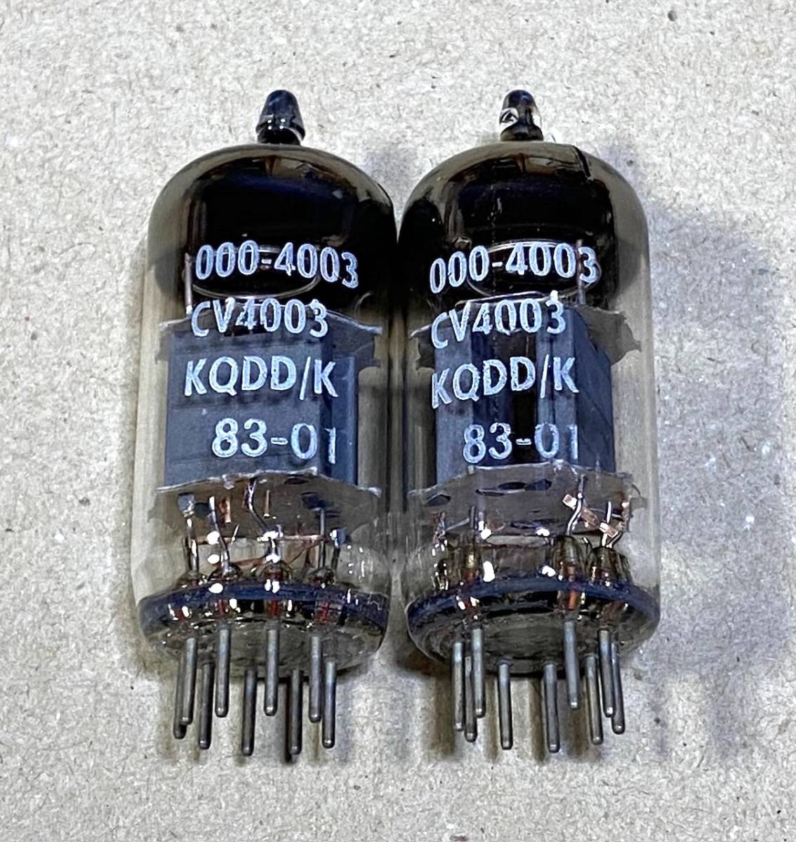 日本人気超絶の VALVE 2本 KQDD/K CV4003 ELECTRONIC 2310a ムラード