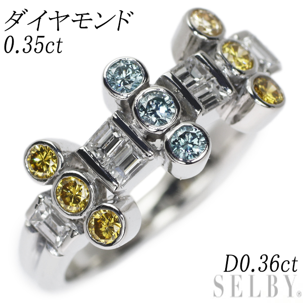 豊富なギフト ダイヤモンド Pt900 リング SELBY 出品3週目 D0.36ct TBD