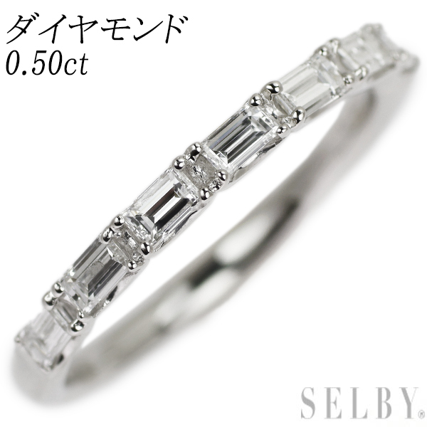 Pt900 ダイヤモンド リング 0.50ct ハート 新入荷 出品1週目 SELBY-