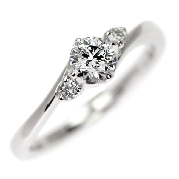人気絶頂 リング ダイヤモンド Pt900 カナル4℃ 0.302ct SELBY 出品6週