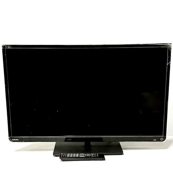 仙4　東芝 REGZA 32S8 液晶カラーテレビ 32V型 リモコン付き miniB-CASカード付 TOSHIBA レグザ テレビ ミニB-CASカード_画像1