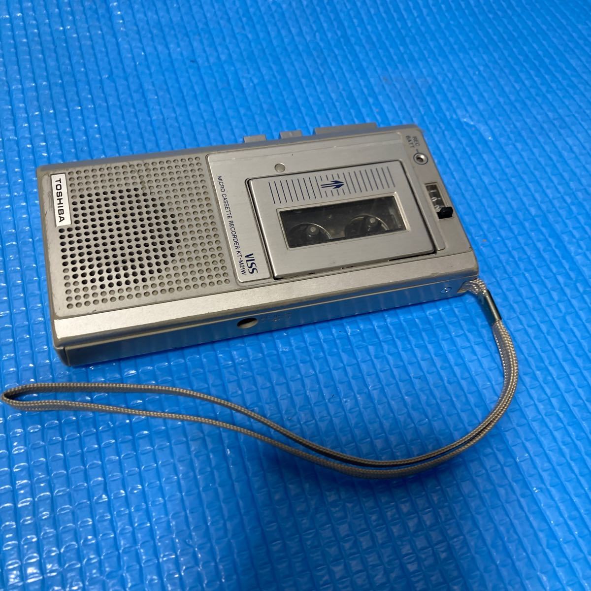 TOSHIBA マイクロカセットレコーダー KT-M21W ジャンク_画像1