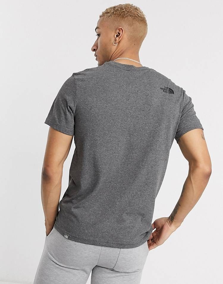 THE NORTH FACE ノースフェイス　tシャツ 半袖 トップス 人気 灰色 グレー シンプルドーム 海外XSサイズ