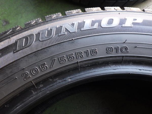 2021年製　ダンロップ　WM02　205/55R16　9分山　4本セット_画像10