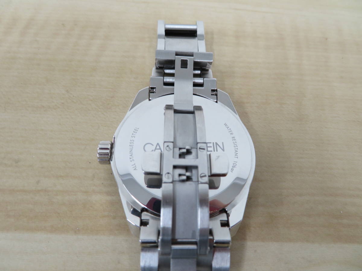 CALVIN KLEIN カルバンクライン メンズ 腕時計 K9R31C 黒文字盤 クオーツ 動作品 激安1円スタート_画像8