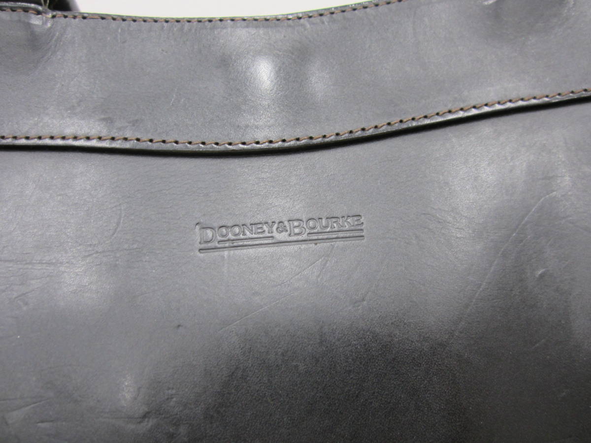 DOONEY&BOURKE ドゥーニー & バーク ハンドバッグ 革 ブラック 激安1円スタート_画像8